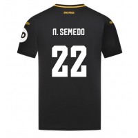 Camisa de Futebol Wolves Nelson Semedo #22 Equipamento Secundário 2024-25 Manga Curta